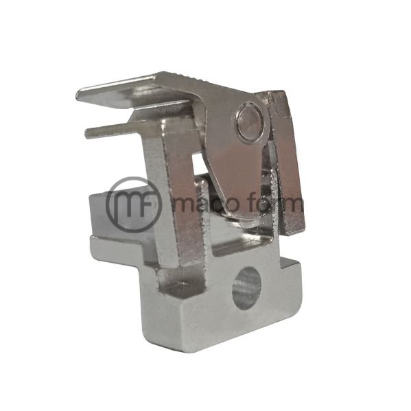 ALFA Glass Lock 2 Foro - Nosač za staklenu policu debljine 6, 8 i 10 mm, nikl