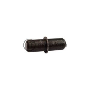 Cilindrični nosač police fi5, dužine 16 mm, crna