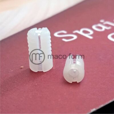 Plastični tipl za šarke Ø5, bela - Maco Form